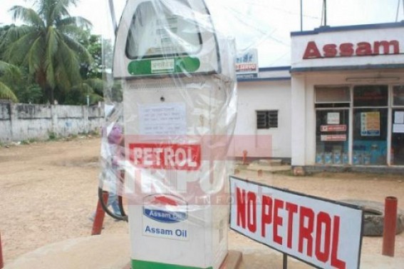Petrol-less pumps causing acute fuel crisis in state